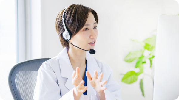 より対面診療に近いオンライン診療が実施できる